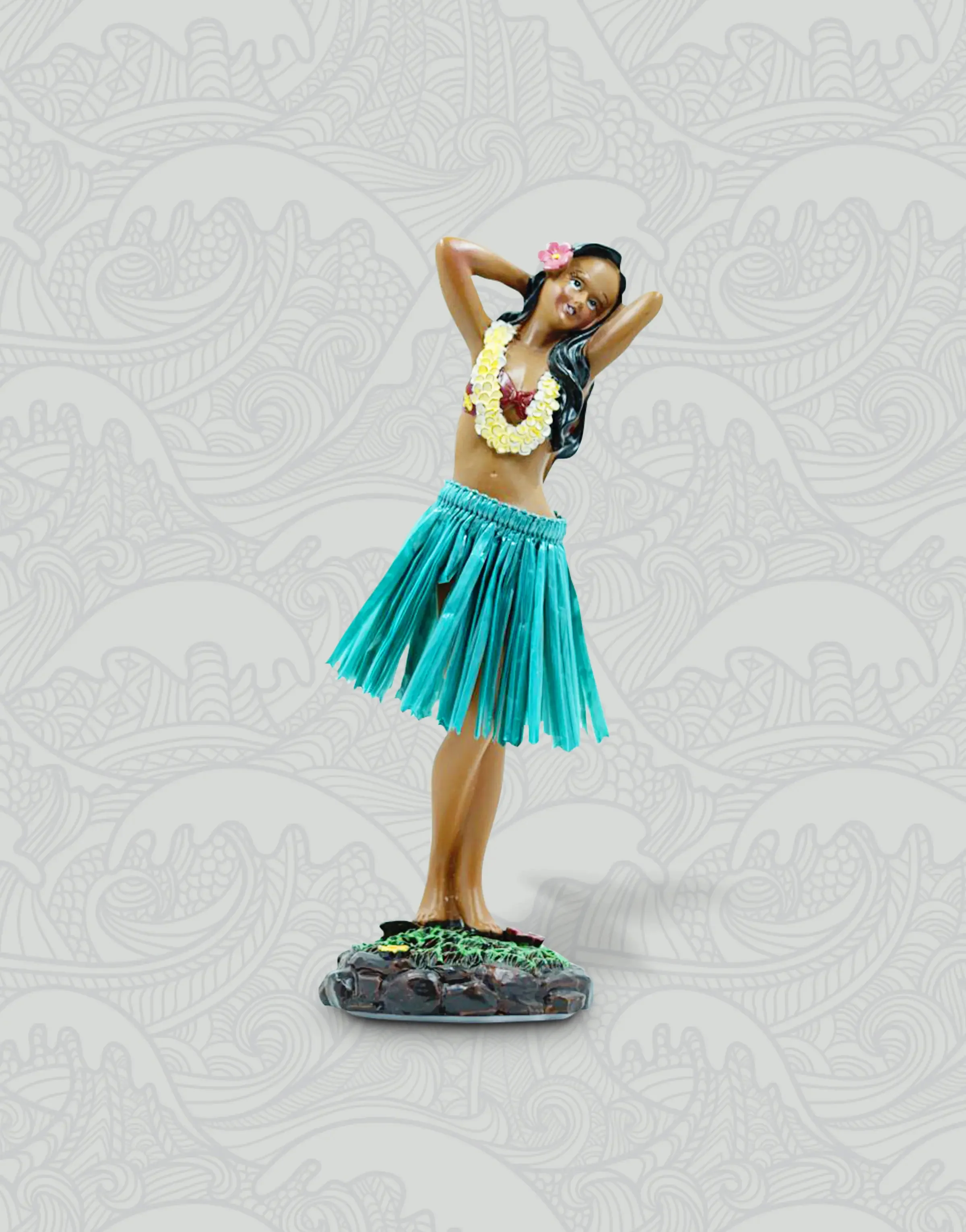 Dashboard Hula Girl